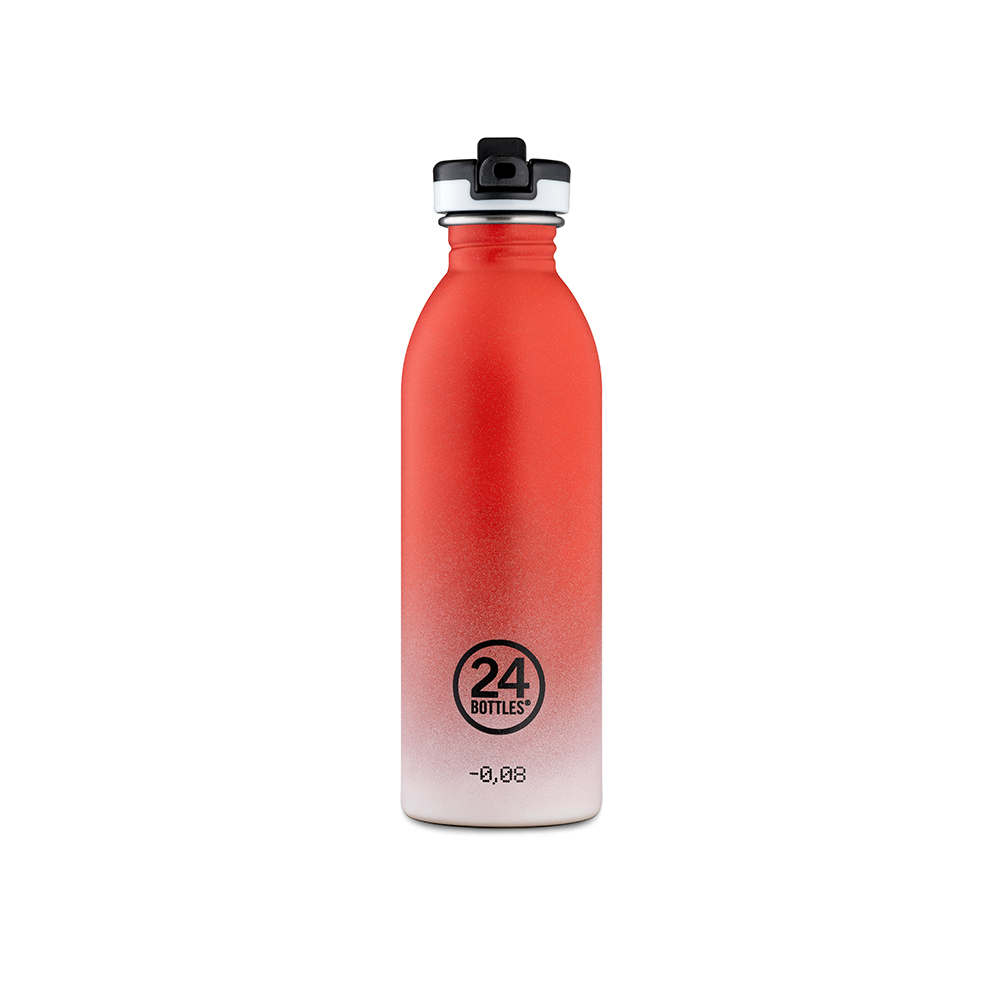 24Bottles Urban Bottle Ανοξείδωτο Μπουκάλι 0.50lt με Sport Lid (Coral Pulse)