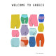 Little Miss Grumpy Κάρτα Welcome to Greece (10 x 15 cm)