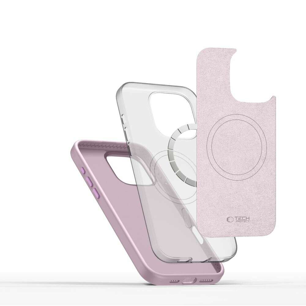 Tech-Protect Silicone Pure Magsafe θήκη για Apple iPhone 16 Pro Max (PINK PEARL)