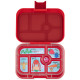 Yumbox Original Φαγητοδοχείο με 6 χωρίσματα (Wow Red - Funny Monsters)